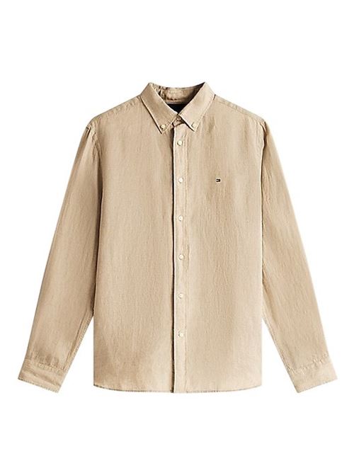 Regular fit pure linen shirt Tommy Hilfiger | MW0MW34602RBT.RBT